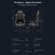 Gaming Καρέκλα - Eureka Ergonomic® ERK-GC09-BU