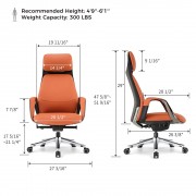 Καρέκλα Γραφείου - Eureka Ergonomic® ERK-OC07-OR