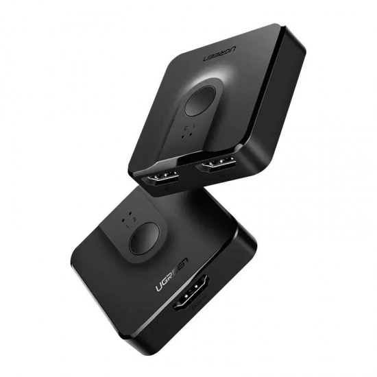 Switch Box Ugreen 2in1 Hdmi 2.0 20cm Black 6957303804351