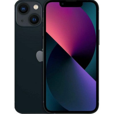 Apple iPhone 13 Mini (4/128GB) Midnight Refurbished Grade A (Δώρο τζαμακι και καλωδιο φορτισης)