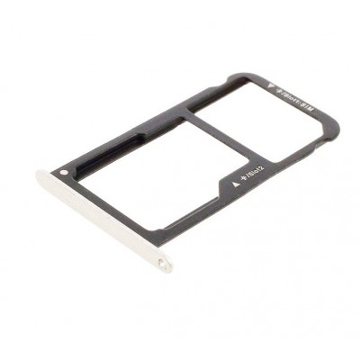 Βάση κάρτας Sim για Huawei P10 lite Ασημί