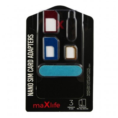 Maxlife Nano Sim Card Adapters