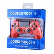 Doubleshock Wirelles Controller for PS4, PS TV & PS Now (Red)