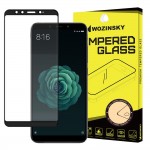 Wozinsky Tempered Glass Full Glue Super Tough Screen Protector Full Coveraged με  Frame Case Friendly για Xiaomi Mi A2 μαύρο