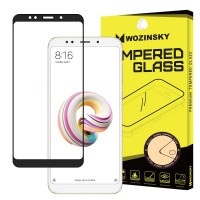 Wozinsky Tempered Glass Full Glue Super Tough Screen Protector Full Coveraged με Frame Case Friendly για Xiaomi Redmi 5 Plus  μαύρο
