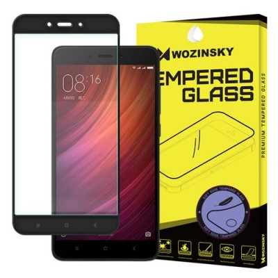 Wozinsky Full Cover Tempered Glass 9H για Xiaomi Redmi Note 4X (Snapdragon global version) μαύρο